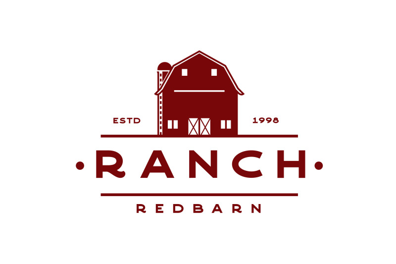 vintage-retro-barn-farm-logo-design