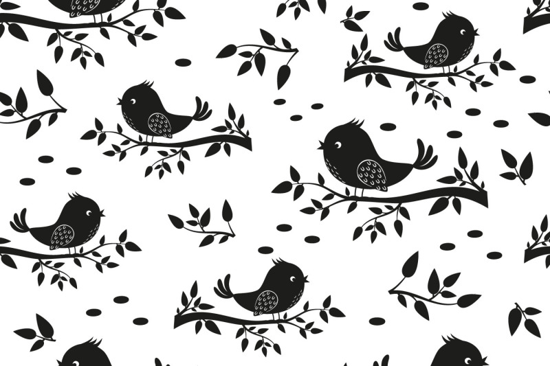 bird-on-a-branch-black-stencil-svg-format