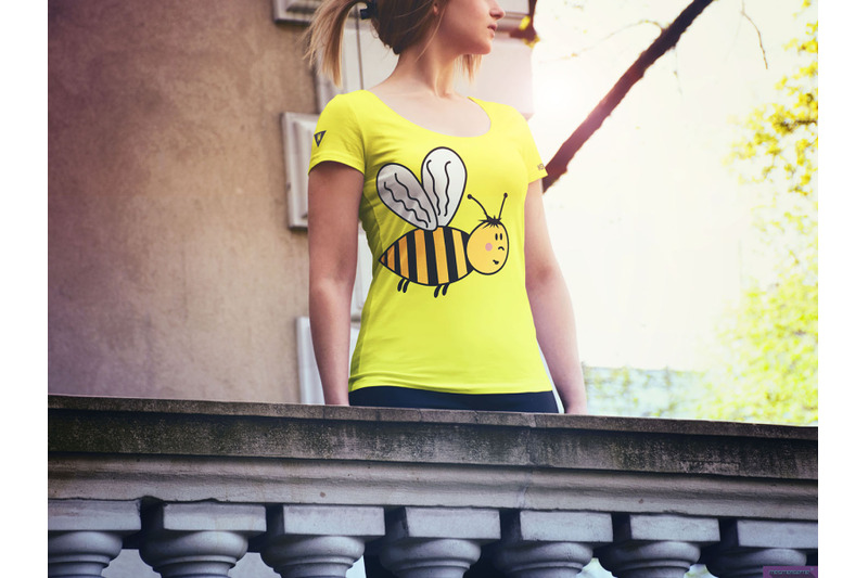 clipart-set-of-bees-and-honey