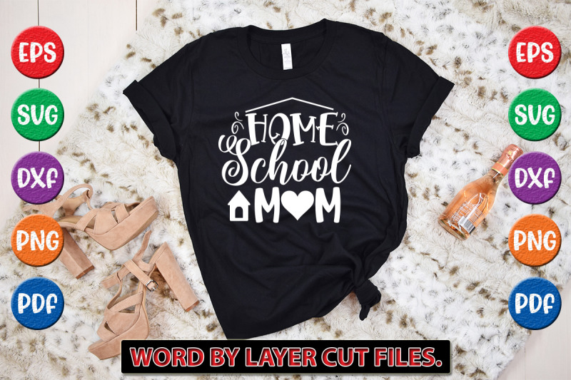 home-school-mom-svg-cut-file