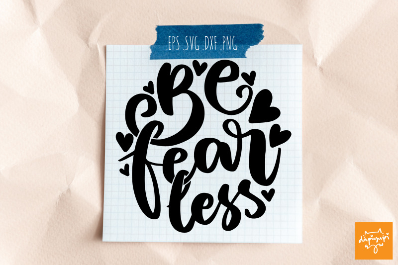 be-fearless-svg-motivational-round-quotes