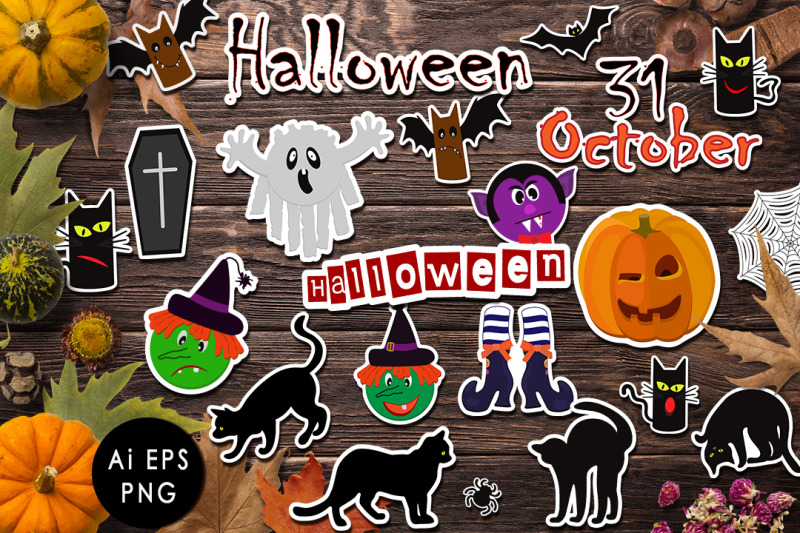 halloween-sticker-collection