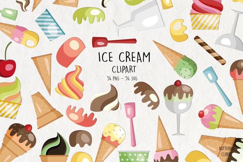 ice-cream-svg-clipart-nbsp-set-of-54