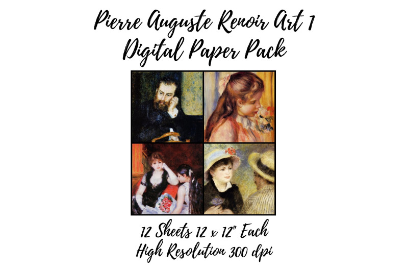 pierre-renoir-art-1-digital-paper-pack