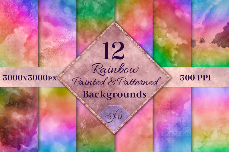 rainbow-painted-and-patterned-backgrounds-12-images