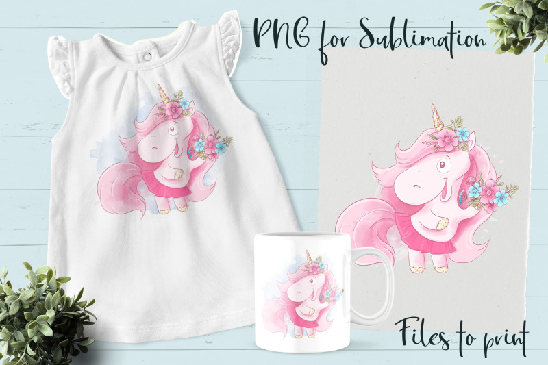 cute-pony-sublimation-design-for-printing