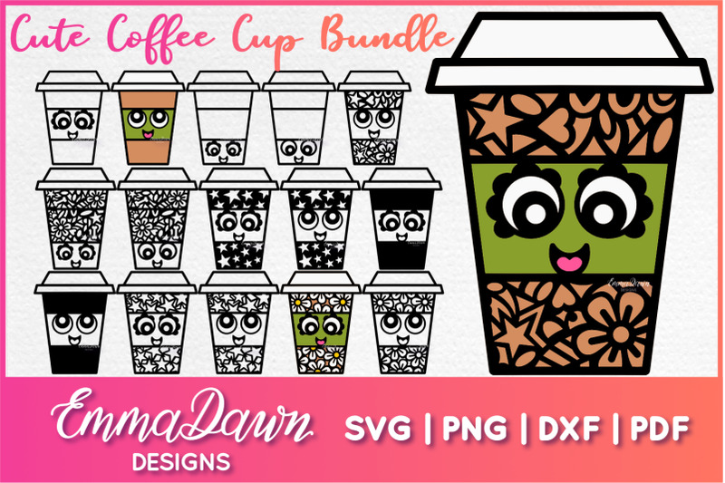 cute-coffee-cup-svg-bundle-16-mandala-zentangle-designs