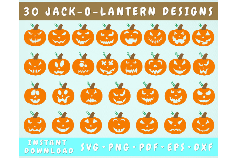 jack-o-lantern-svg-bundle-30-designs-pumpkin-face-cut-files