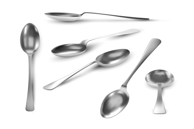 realistic-spoon-views-3d-metal-table-utensil-steel-teaspoon-top-ang