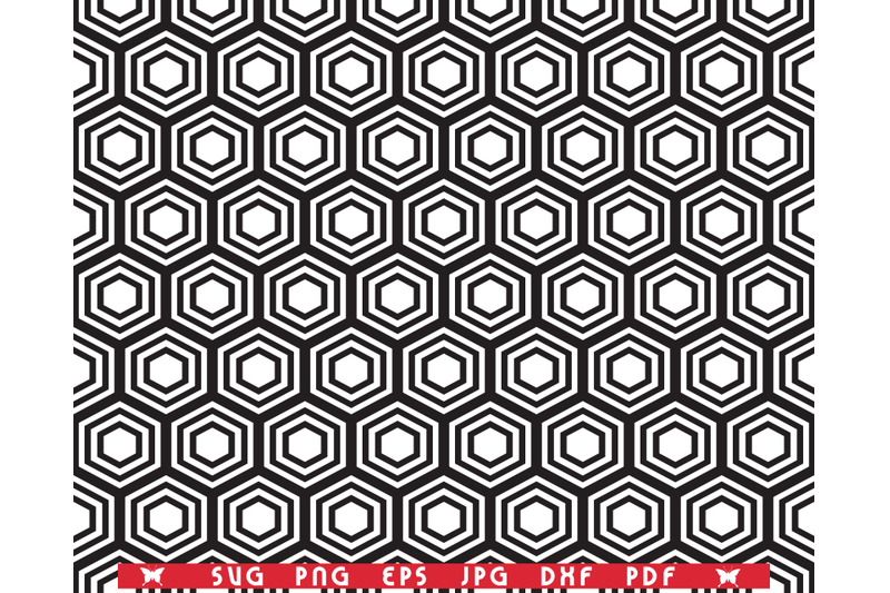 svg-black-hexagons-seamless-pattern-digital-clipart