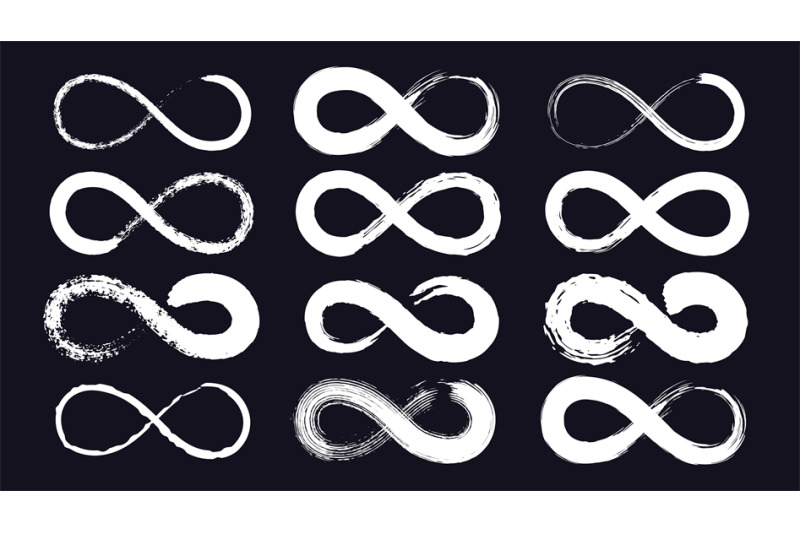 infinity-symbols-or-eternity-loop-drawn-with-grunge-ink-brush-endless