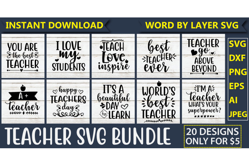 teacher-svg-bundle