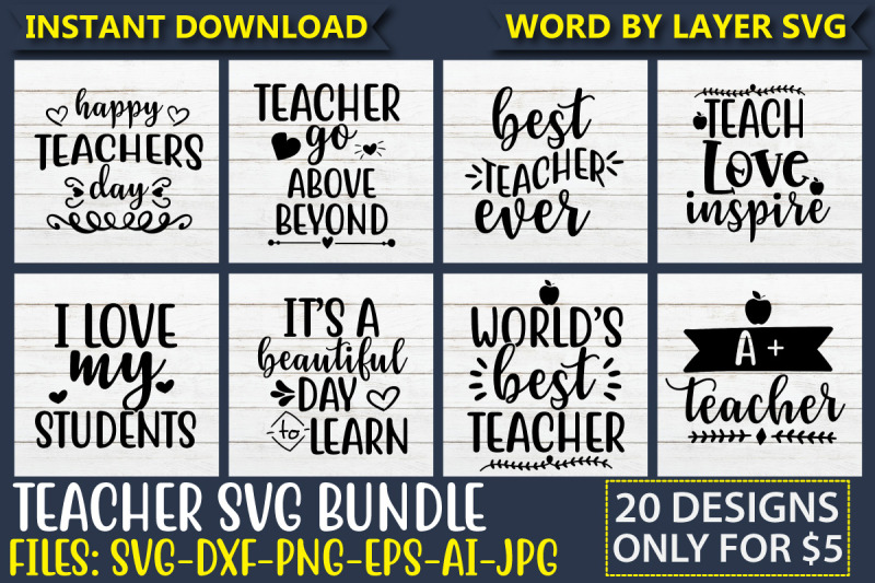 teacher-svg-bundle