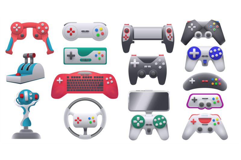 modern-and-retro-video-game-consoles-gamepads-and-joysticks-wireless