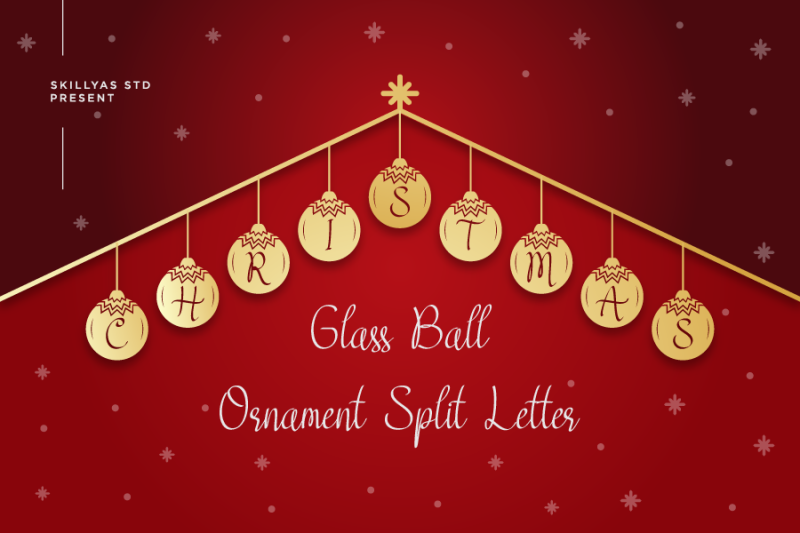 christmas-glass-ball-ornament-split-letter