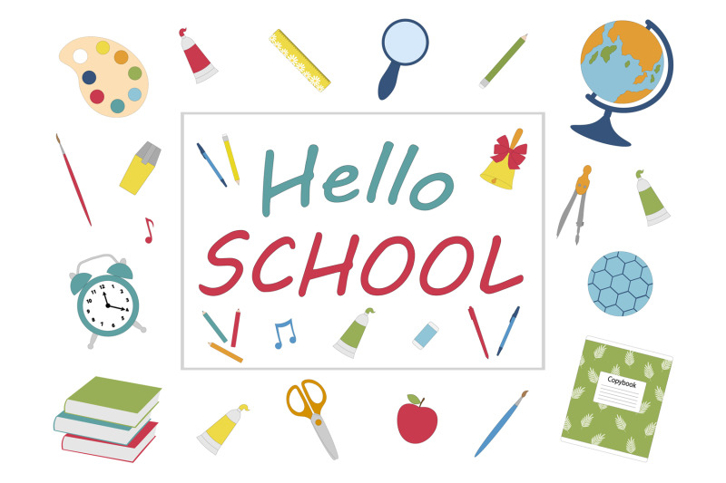 school-owl-banner-school-postcard-school-frame-school-svg