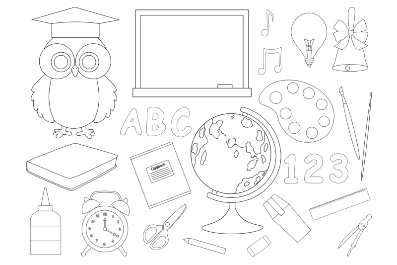 school-owls-coloring-school-owl-line-school-svg-education