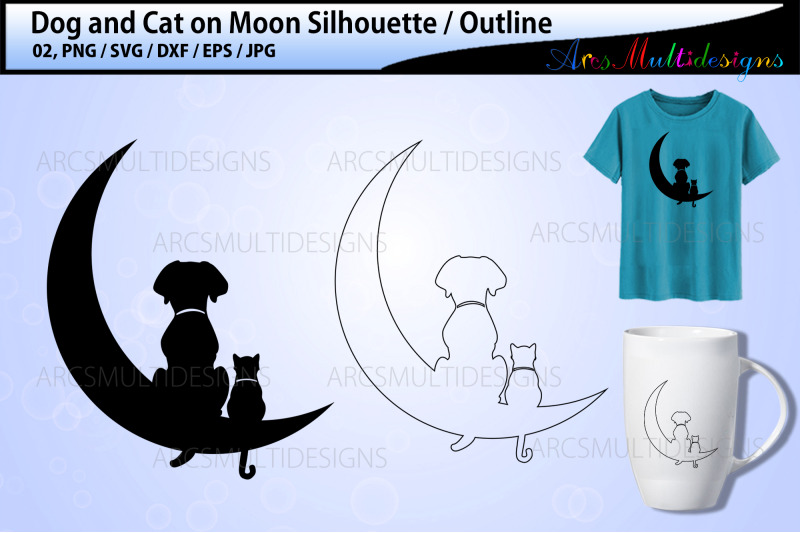 dog-and-cat-sitting-on-moon