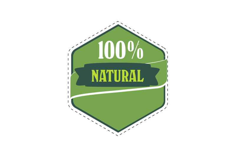 100-natural-item-drink-food-cosmetic-stamp-packaging