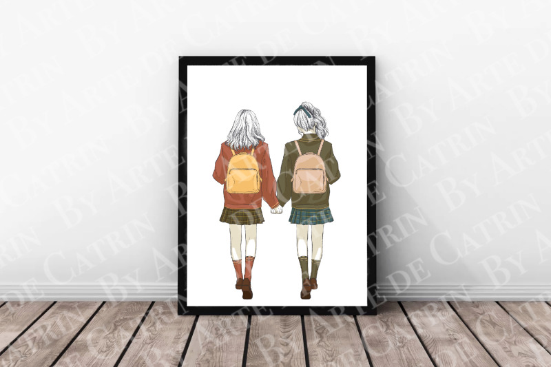 back-to-school-clipart-school-girls-sublimation-seamless-pattern