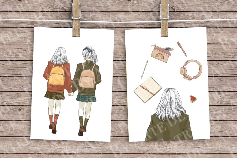 back-to-school-clipart-school-girls-sublimation-seamless-pattern