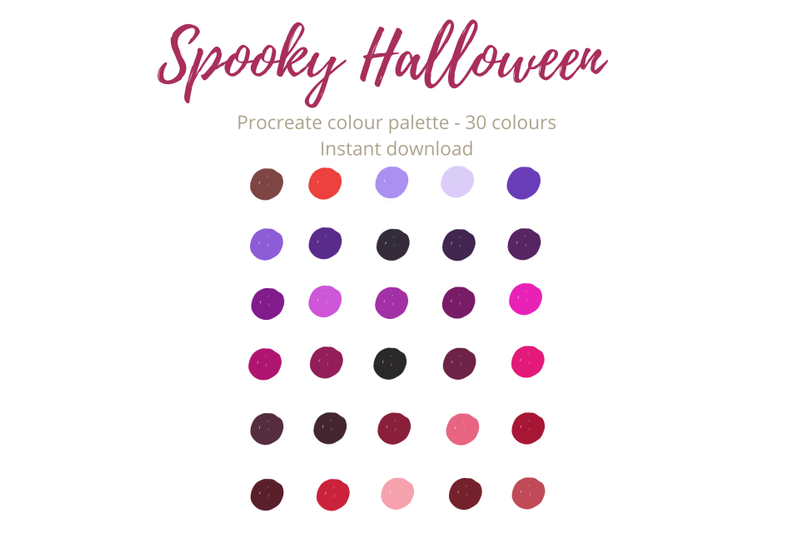 spooky-halloween-procreate-palette-swatch