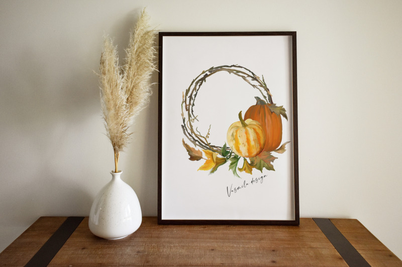 pumpkin-harvest-collection-of-bouquets-and-wreaths