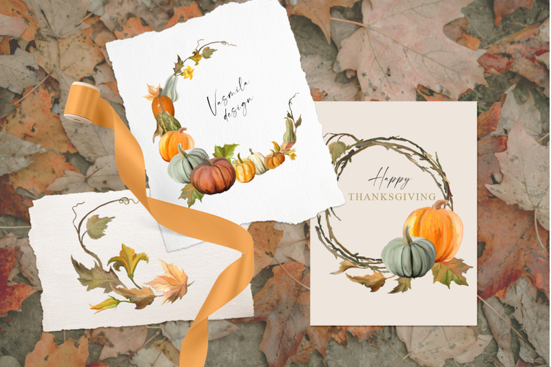 pumpkin-harvest-collection-of-bouquets-and-wreaths