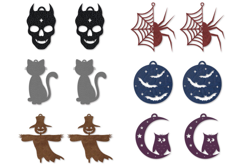 earrings-and-pendants-for-halloween-svg-template