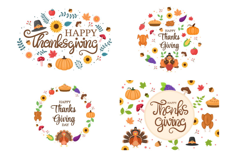 25-happy-thanksgiving-with-cartoon-turkey-vector-illustration