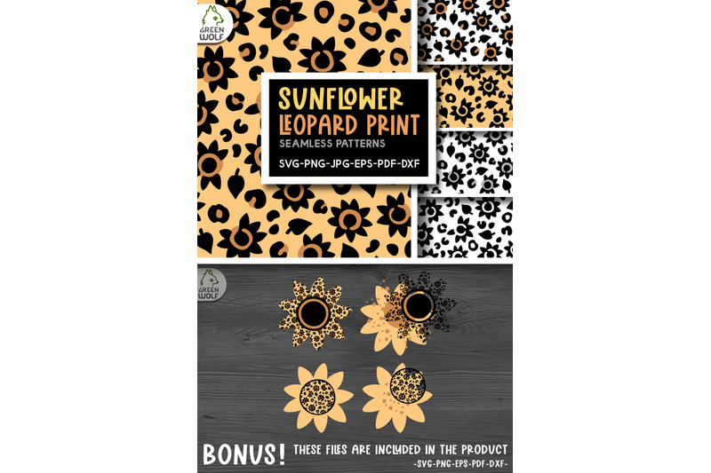 sunflower-leopard-print-svg-sunflower-pattern-leopard-pattern-svg