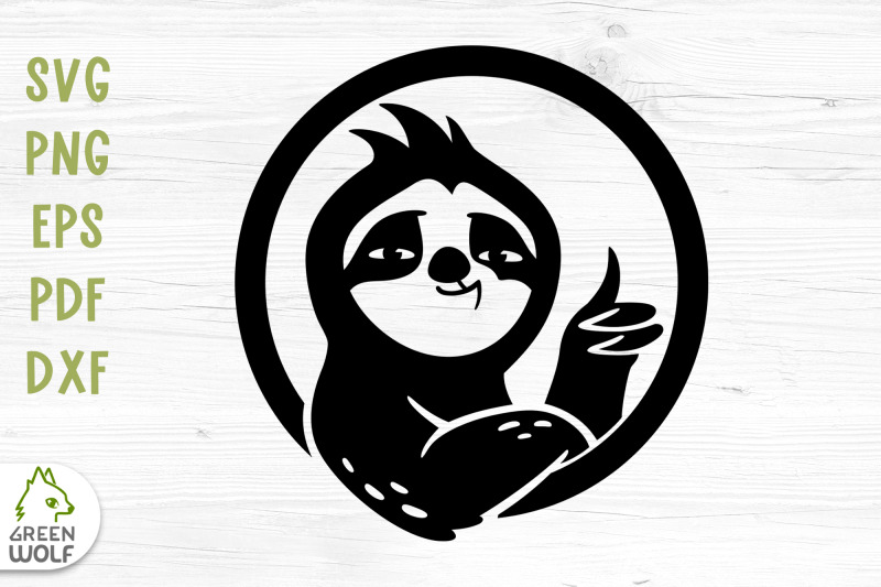 lazy-sloth-svg-sloth-vinyl-decals-svg-cute-animal-svg-file-for-cricut