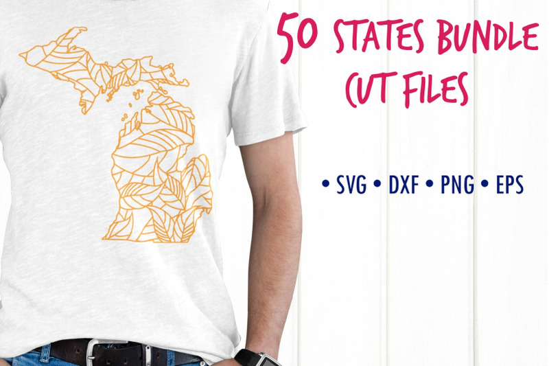 bundle-50-states-svg-cut-files-leaves-design