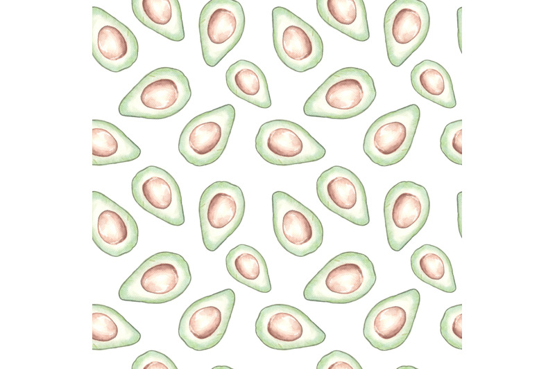 avocado-watercolor-seamless-pattern-fruit-pattern