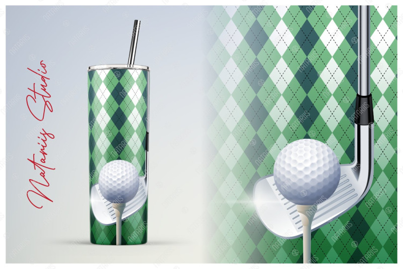 4-seamless-golf-patterns-for-20oz-skinny-tumbler