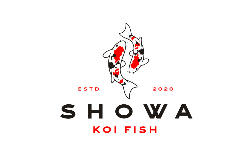 japanese-koi-fish-logo-design