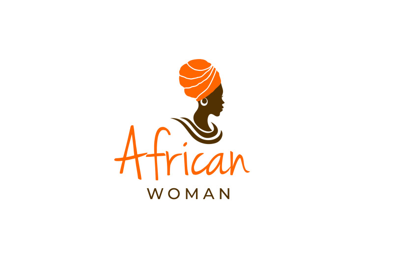 beautiful-african-woman-logo-design
