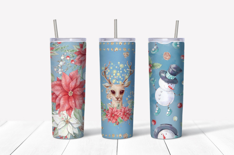 christmas-sublimation-design-skinny-tumbler-wrap-design