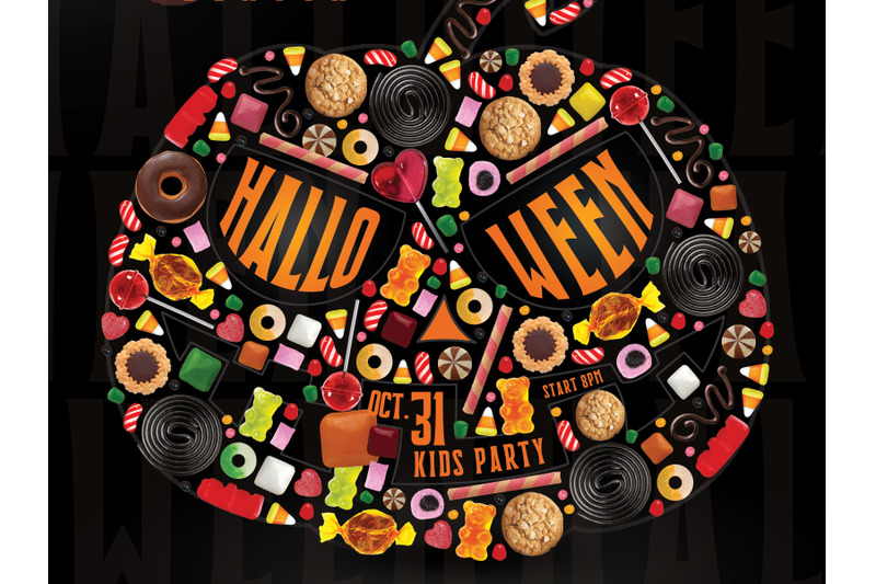 halloween-candy-kid-party-flyer