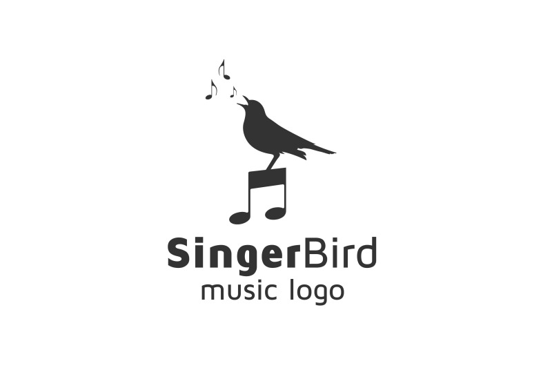 singing-bird-for-music-vocal-logo-design