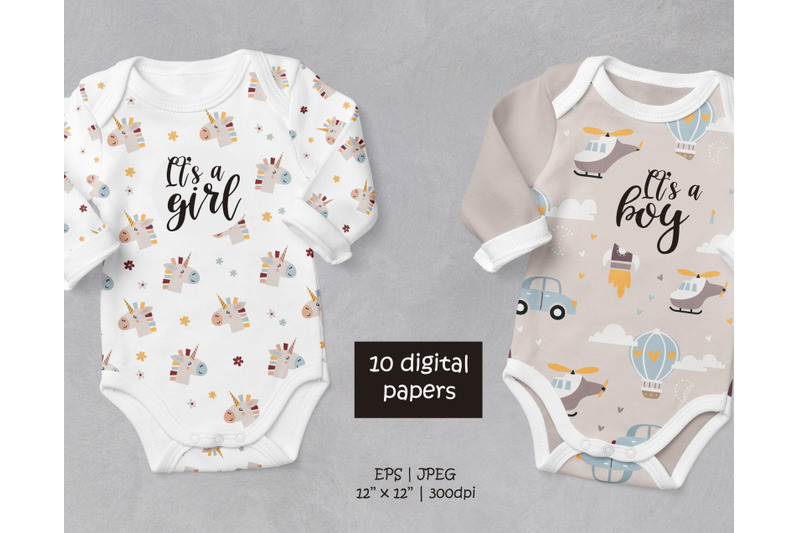 baby-boho-seamless-pattern-collection