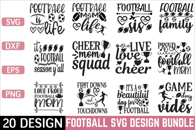 football-svg-design-bundle