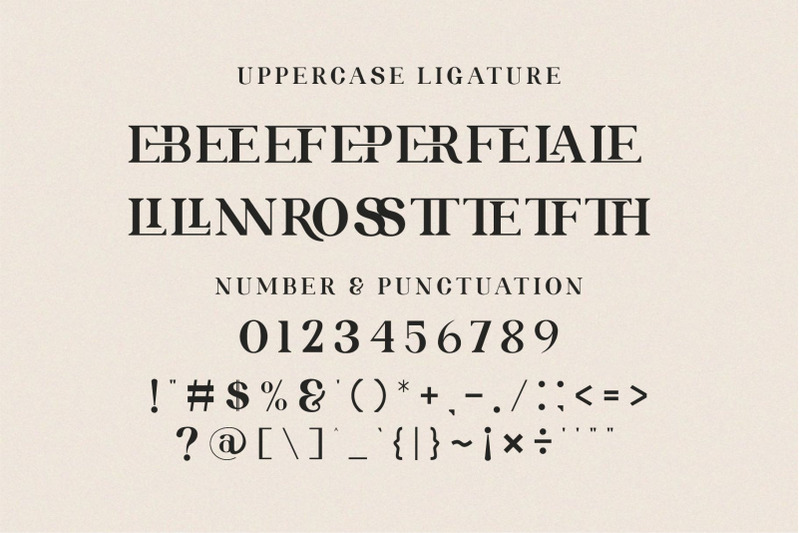 rolate-ligature-serif-typeface