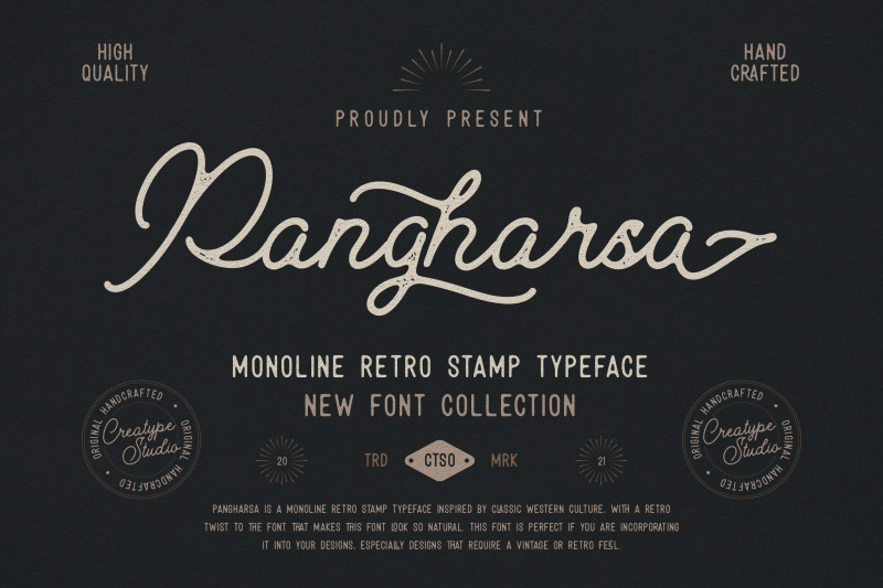 pangharsa-monoline-retro-stamp