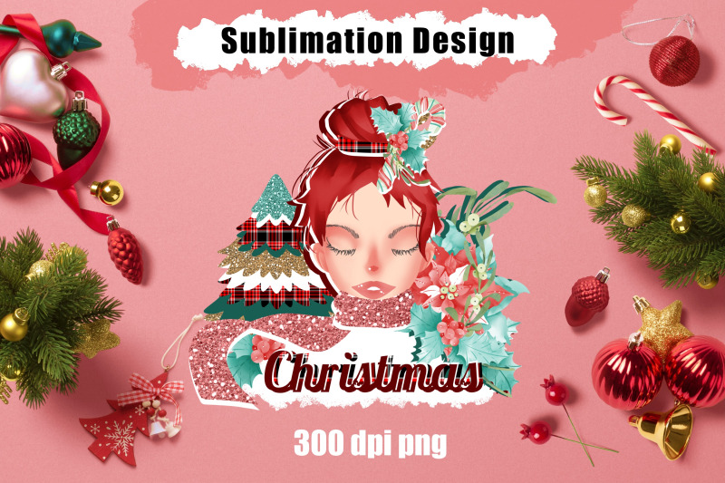 christmas-messy-bun-vol-1-sublimation-bundle-xmas-momlife-clipart