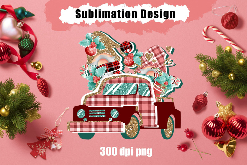 christmas-truck-sublimation-bundle-christmas-tree-family-clipart