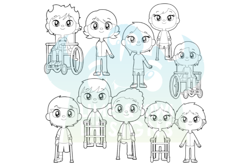 differently-abled-kids-digital-stamps-lime-and-kiwi-designs