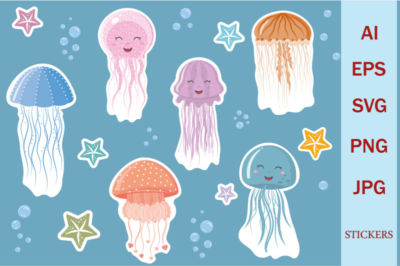 cute-jellyfish-characters-a-set-of-stickers-for-printing