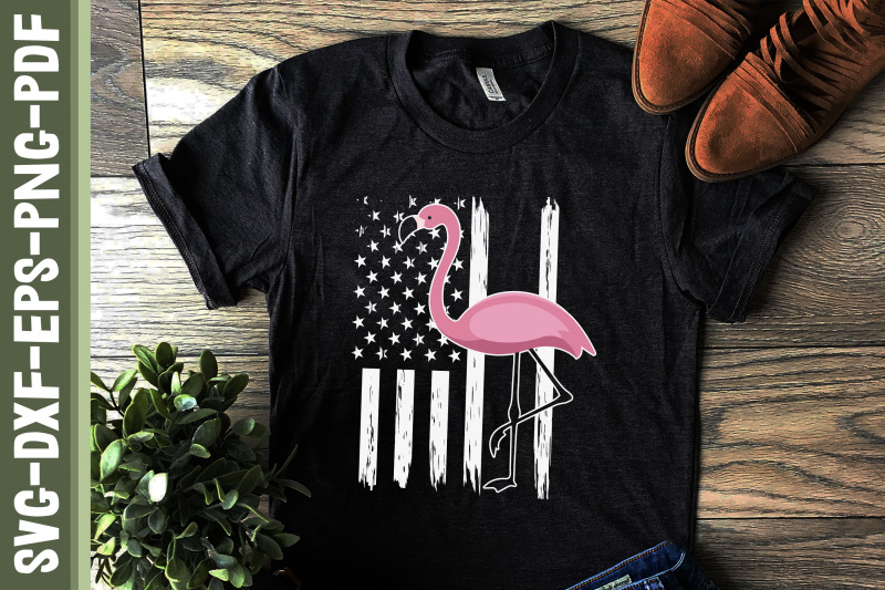 funny-pink-flamingo-usa-flag