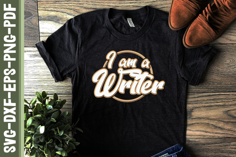 i-am-a-writer-author-design